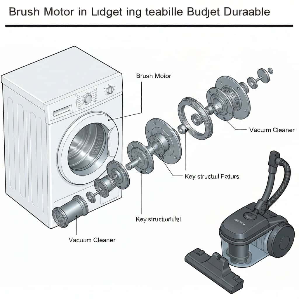 Trwałość silników szczotkowych w tańszych pralkach i odkurzaczach: co musisz wiedzieć
