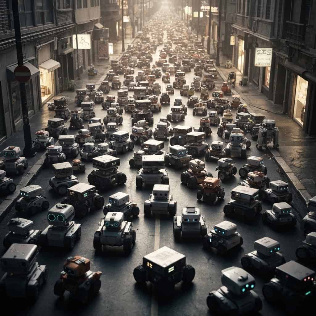 Robotyka rojowa: Inteligentne współpraca maszyn