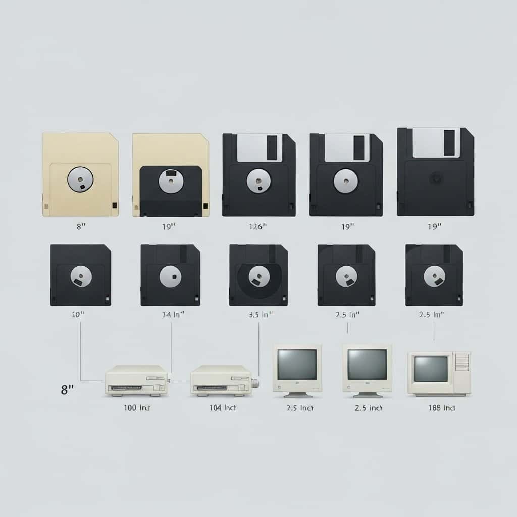Historia dyskietki: Od 8 cali do zapomnienia