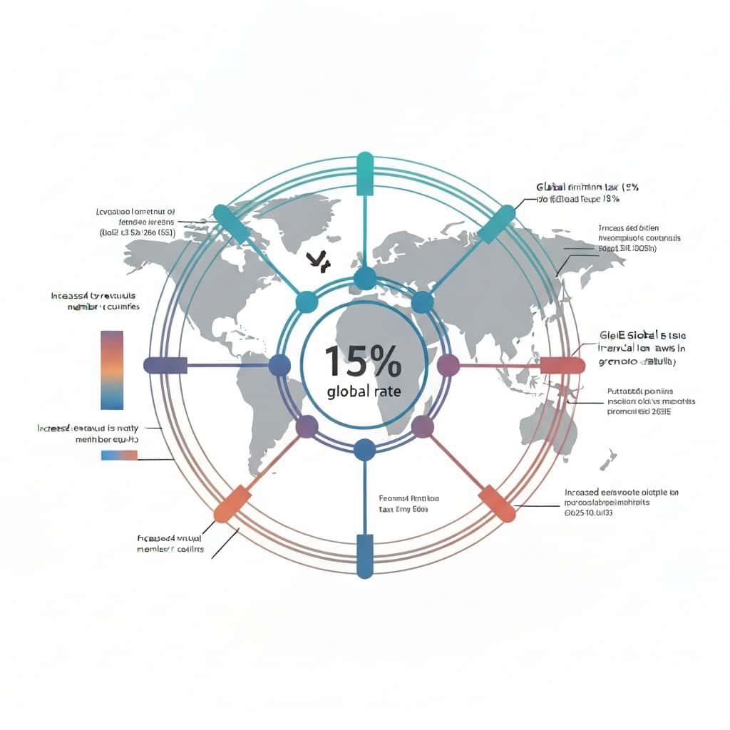 Globalny podatek minimalny 15% (GloBE): pierwsze efekty i rezultaty w 2025 roku